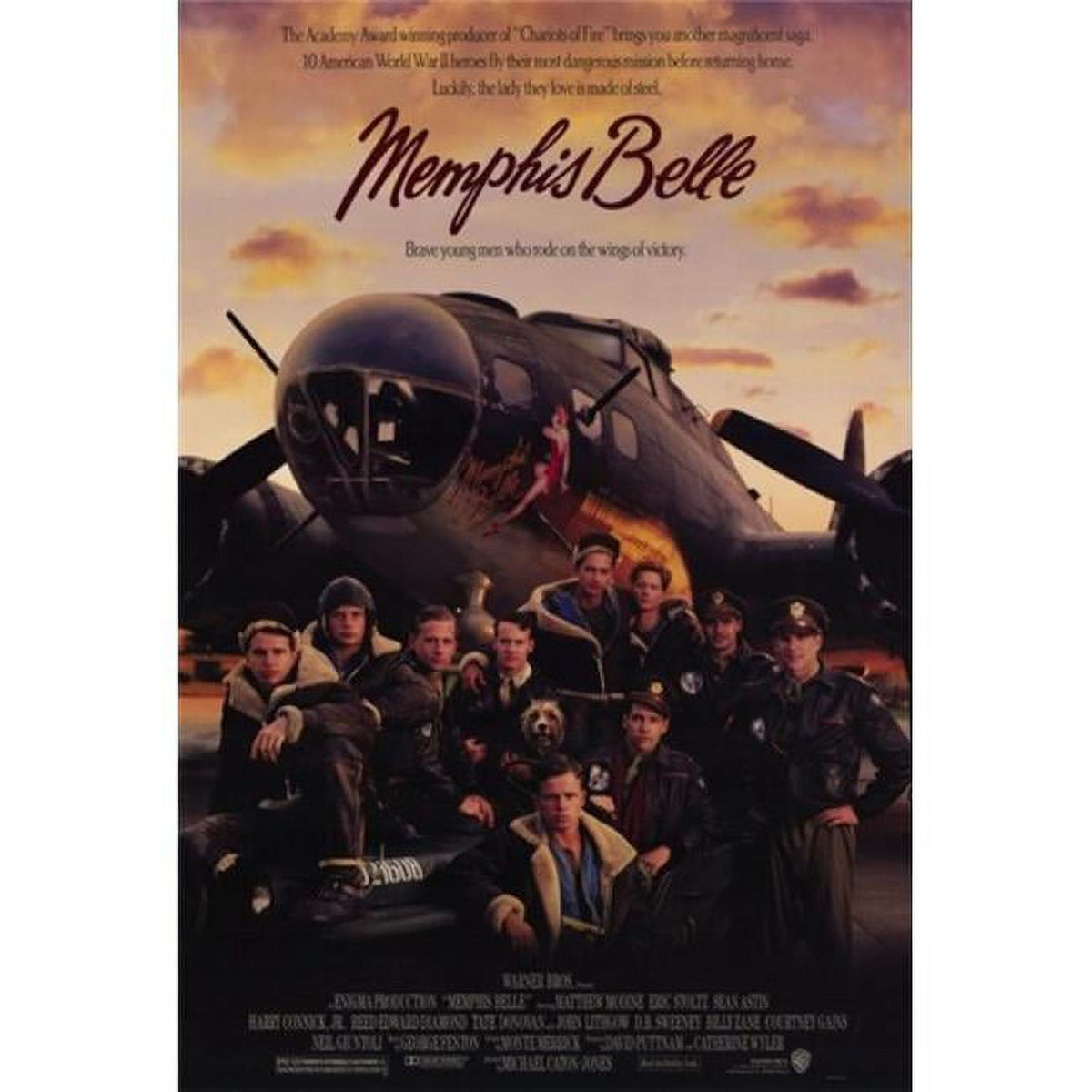 Memphis Belle Movie Poster 11x17 print featuring iconic WWII bomber film