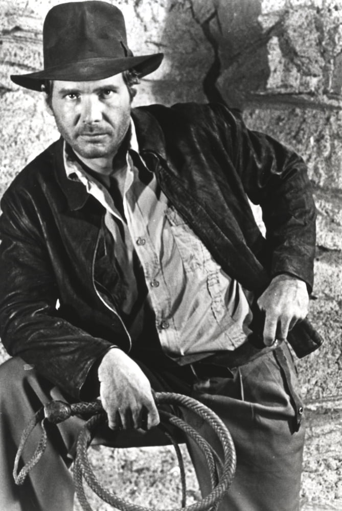 Indiana Jones film still photo print showcasing action and adventure.