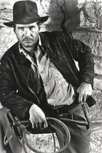 Indiana Jones film still photo print showcasing action and adventure.