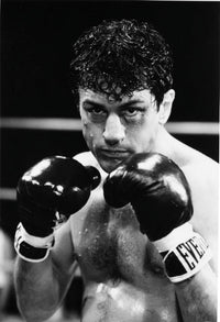 Robert De Niro boxing photo print with guard up