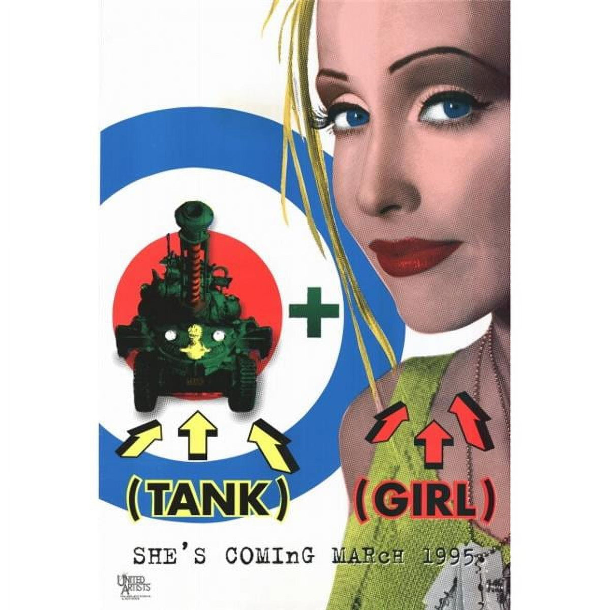 Tank Girl Movie Poster Print 27x40 - Vibrant and Iconic Design