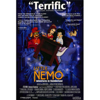 Little Nemo: Adventures in Slumberland movie poster print.