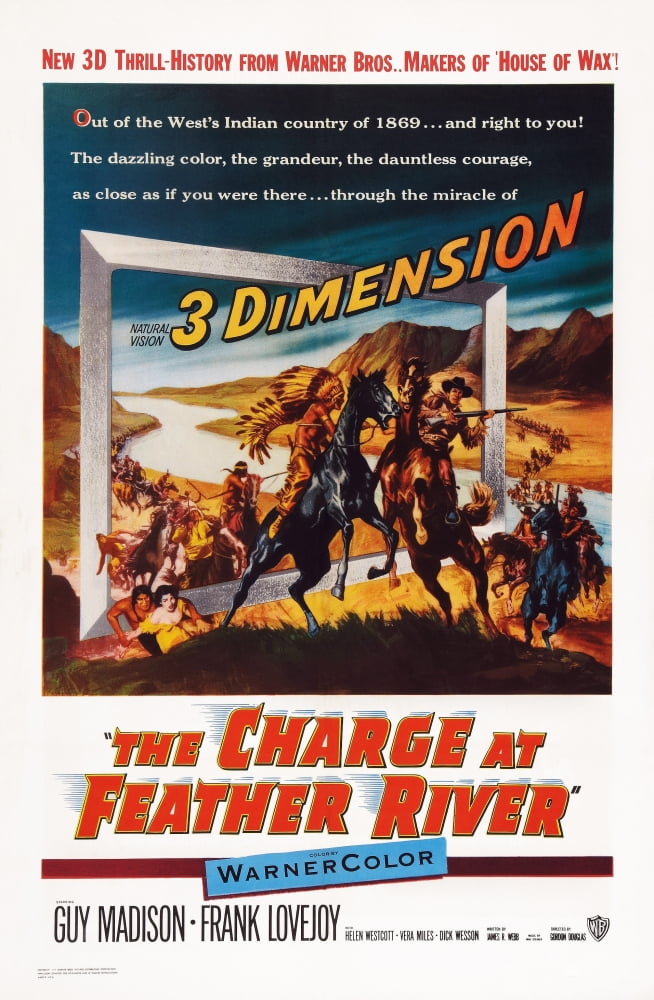 The Charge At Feather River Movie Masterprint Poster - 11x17