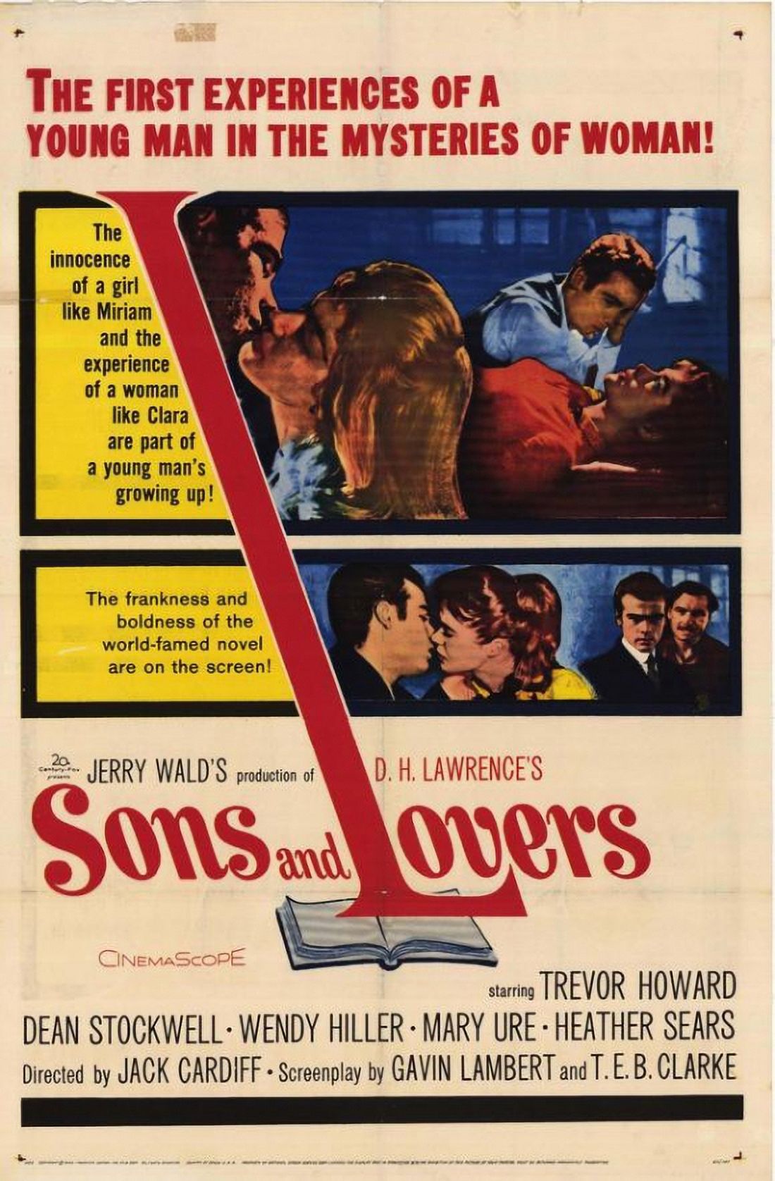 Sons and Lovers Movie Poster 11x17 print showcasing classic film art.