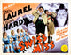 Swiss Miss movie lobby card poster print featuring Laurel and Hardy.