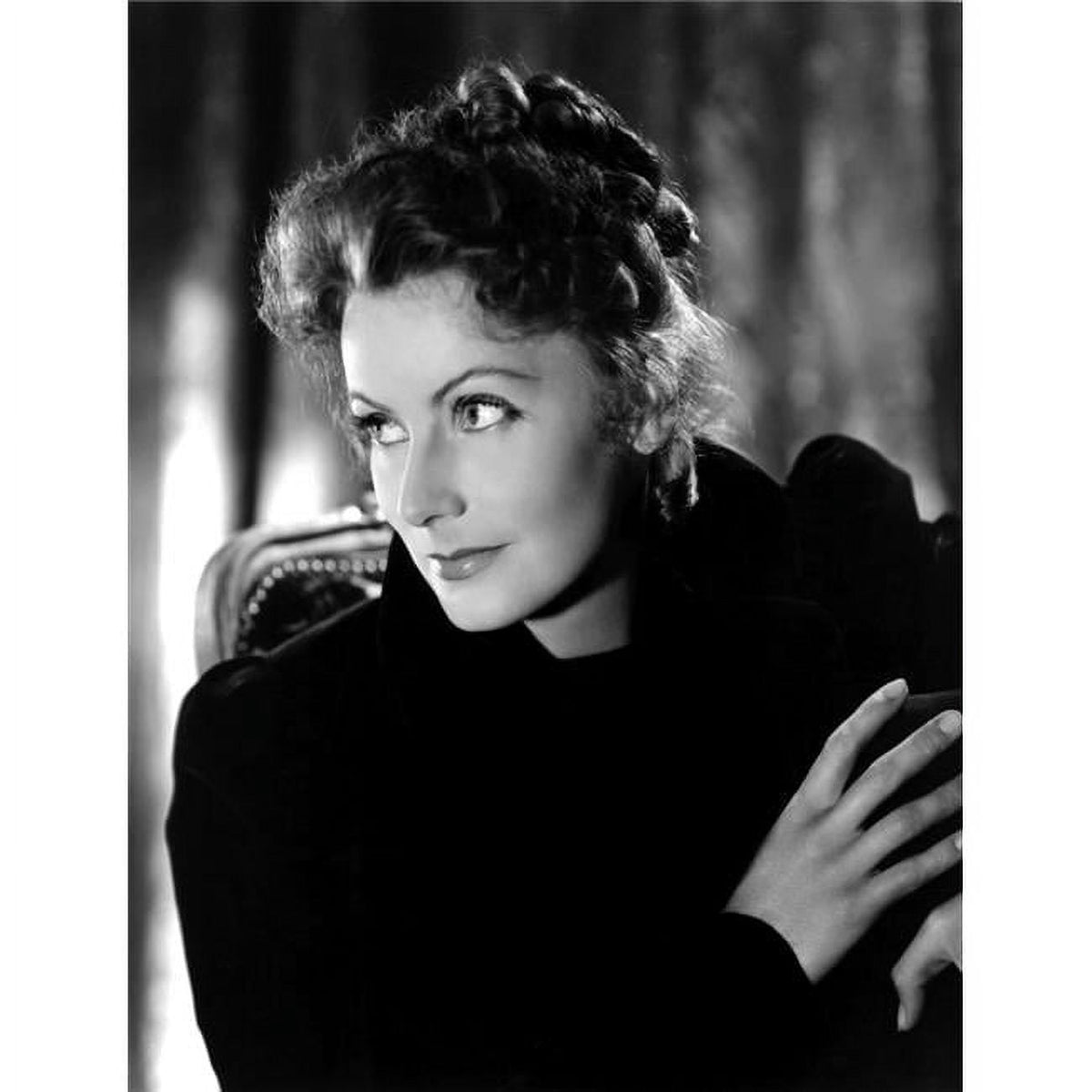 Greta Garbo 1937 Conquest movie photo print, classic film art.