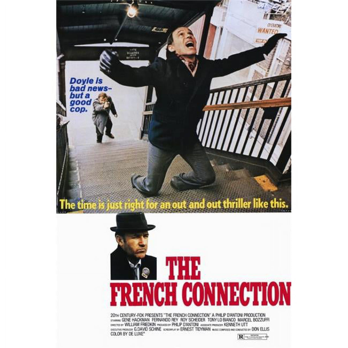 'The French Connection' Movie Poster Print - 27x40 size