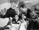 Gone With The Wind black and white couple scene photo print