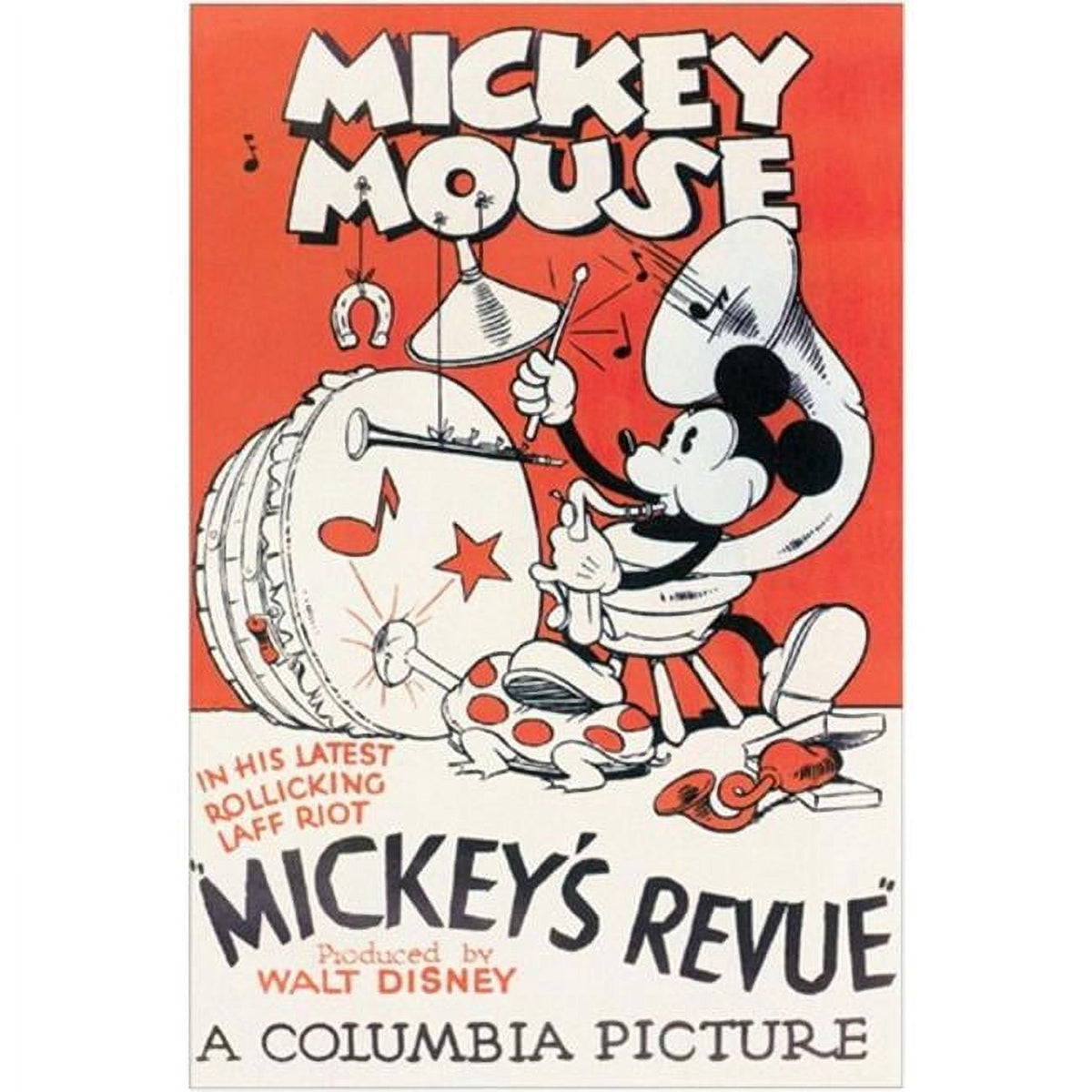 Mickey's Revue Movie Poster 11x17 - Classic Disney Artwork