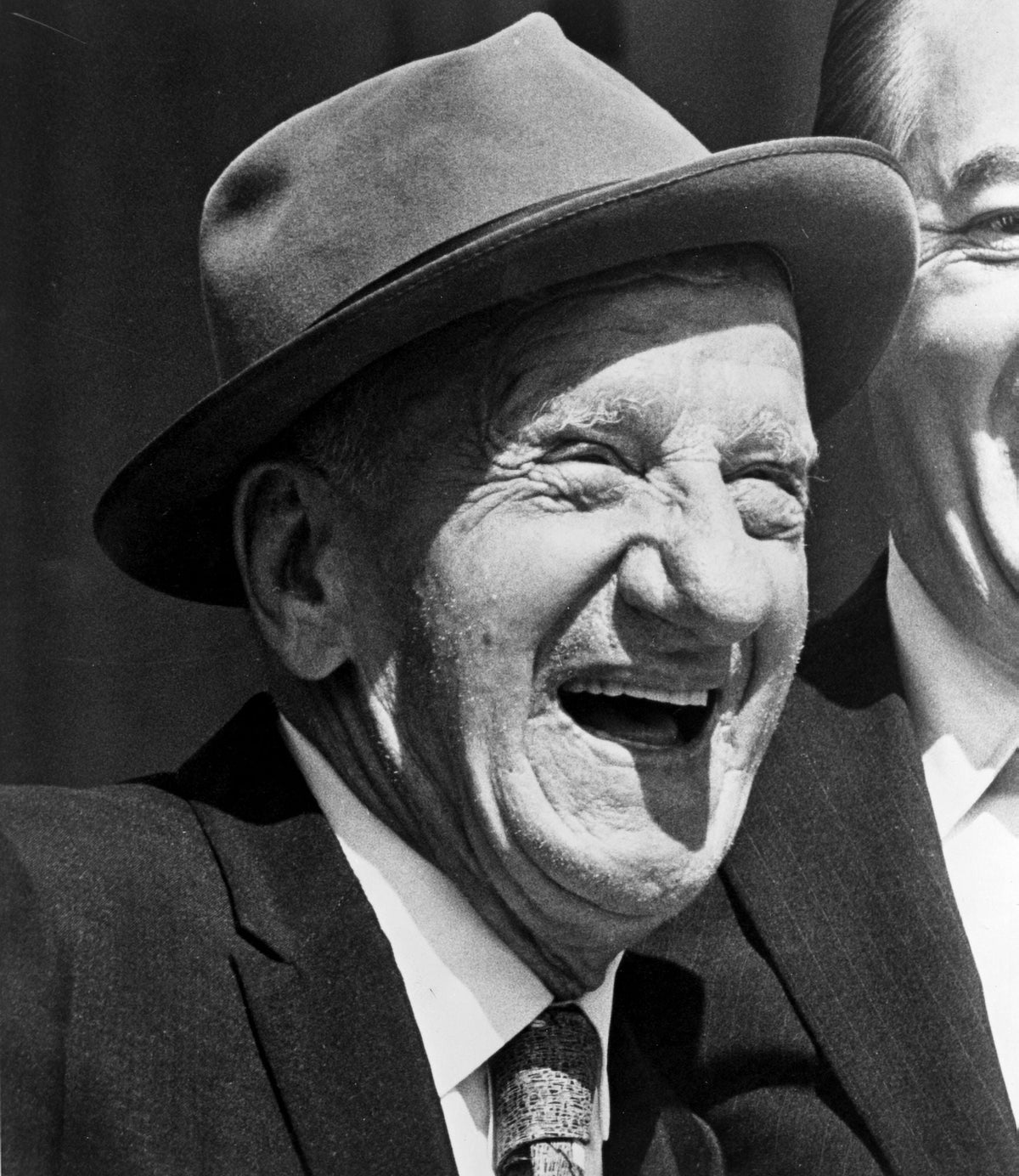 Vintage Jimmy Durante photo print capturing classic entertainment charm.