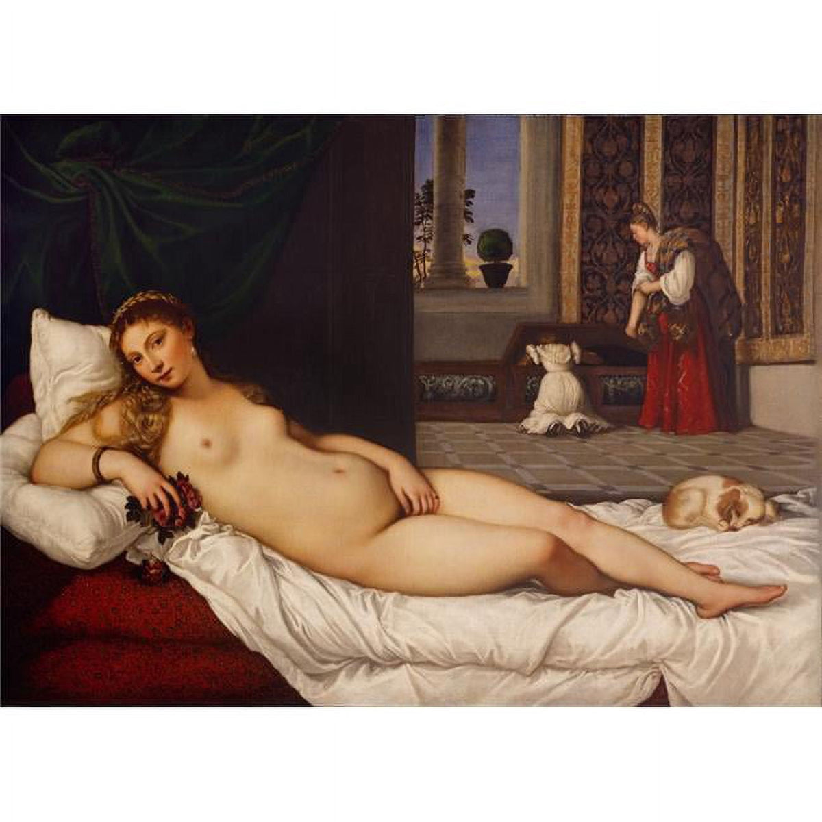 Venus of Urbino poster print showcasing classic Renaissance art