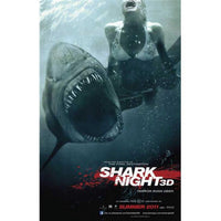 Shark Night 3D Movie Poster Print in vibrant colors