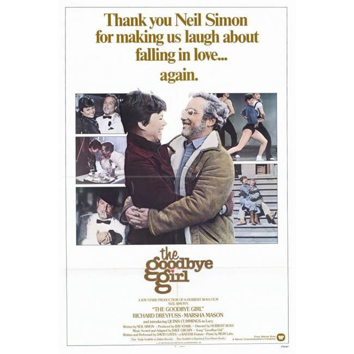 The Goodbye Girl Movie Poster Print 27x40 - Classic Film Decor