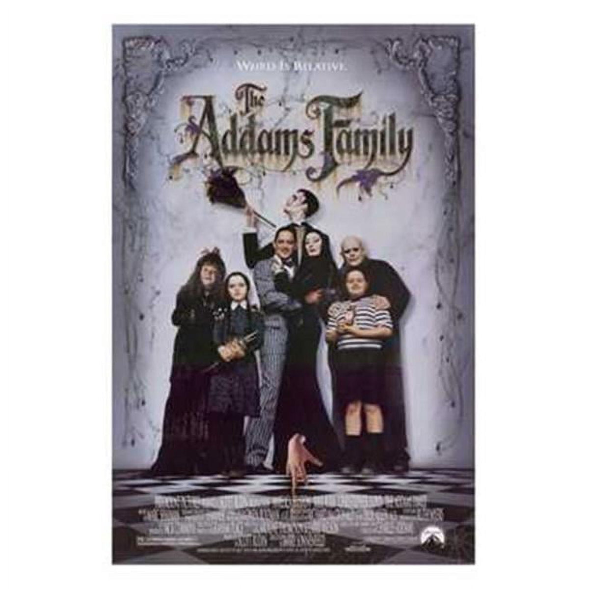 The Addams Family movie poster print in 11x17 size.
