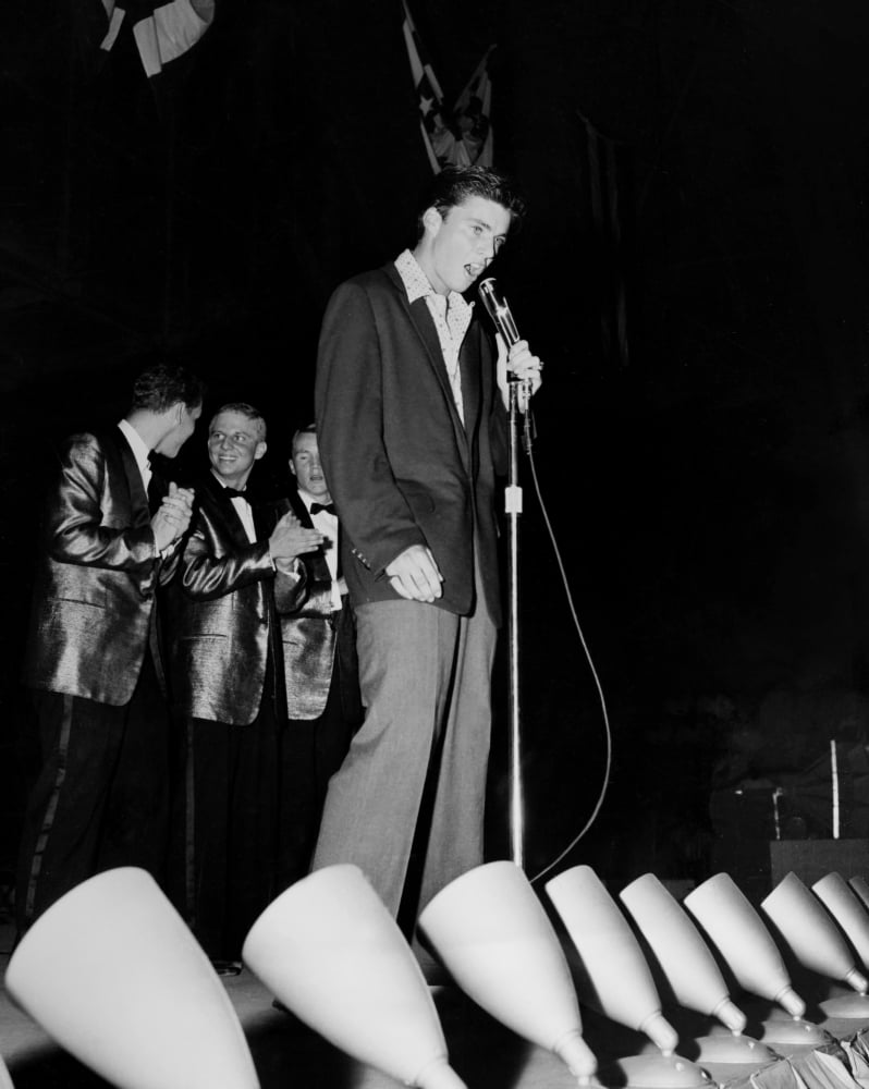 Ricky Nelson performing at The Ohio State Fair poster print.