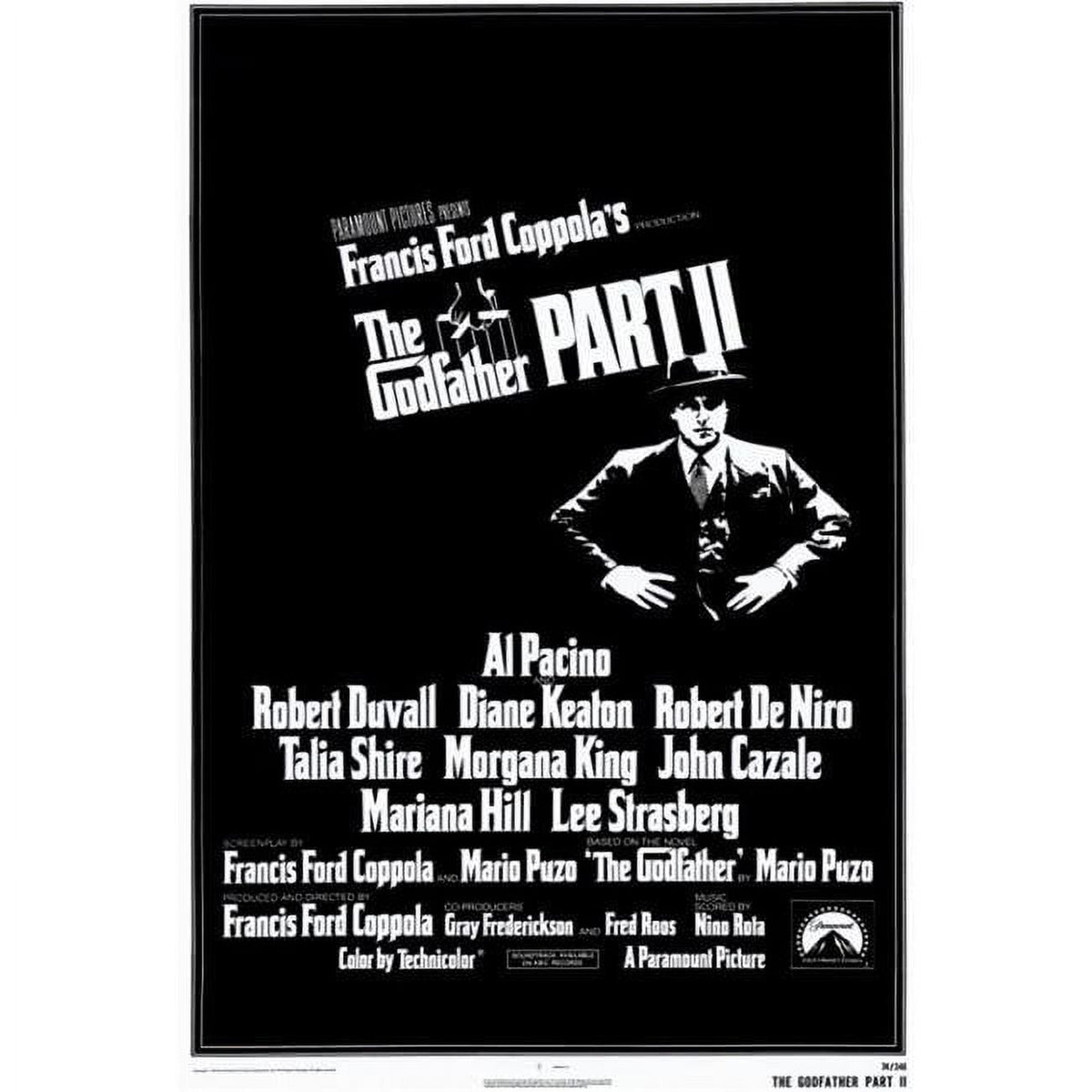 The Godfather Part 2 Movie Poster Print 27x40