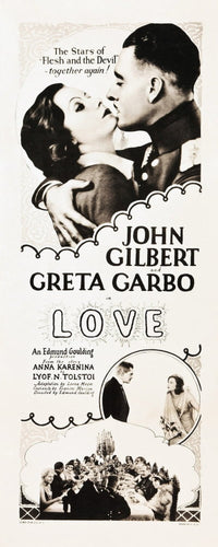 Greta Garbo and John Gilbert Love Movie Masterprint Poster Print