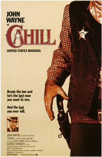 Cahill U.S. Marshal movie poster 11x17