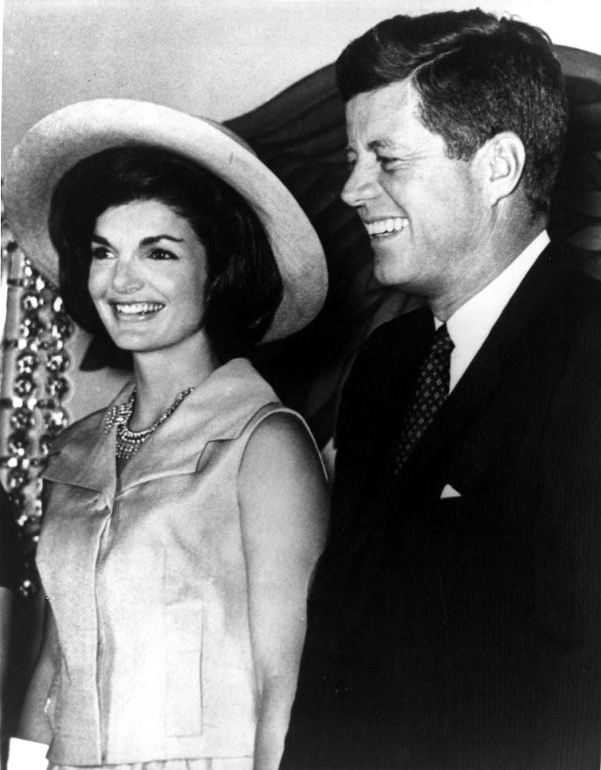John F. Kennedy and Jackie Onassis Historic Photo Print