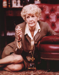 Elaine Stritch sitting portrait photo print