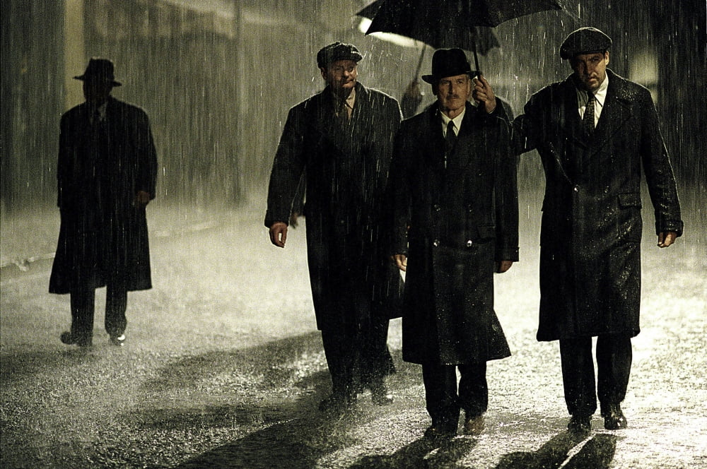 Paul Newman in the rain Road to Perdition photo print