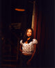 Kristin Kreuk leaning on barn Smallville photo print