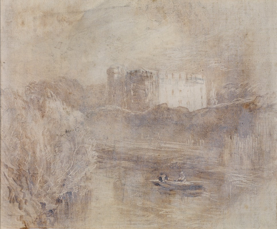 Kilkenny Castle Poster Print by Henry Nelson O'Neil showcasing stunning architecture.