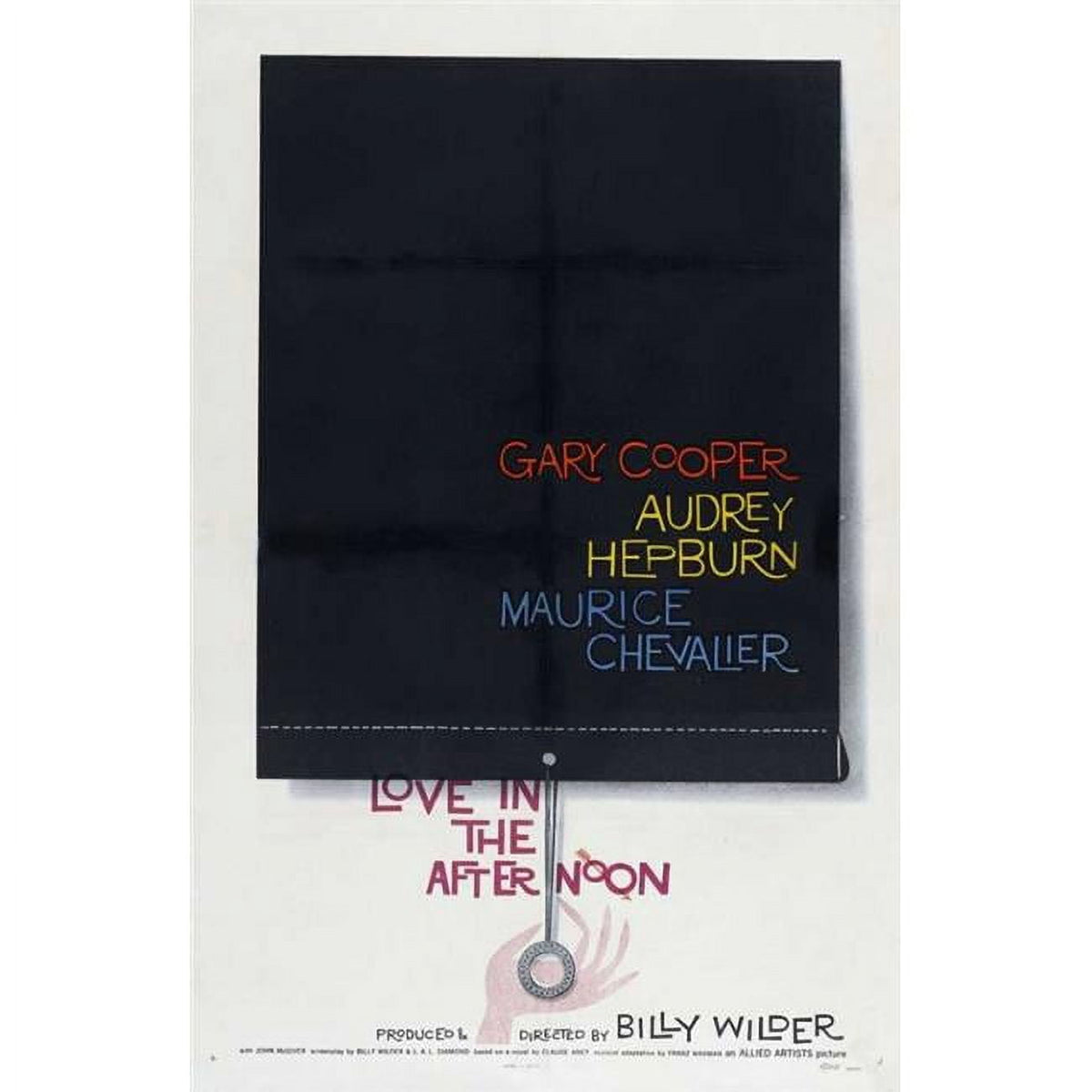 Love in the Afternoon classic movie poster print 27x40