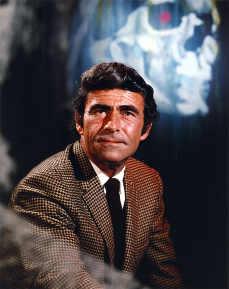 Rod Serling posed in a checkered coat and tie photo print