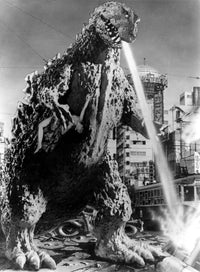 Godzilla photo print showcasing the iconic monster in vibrant detail.