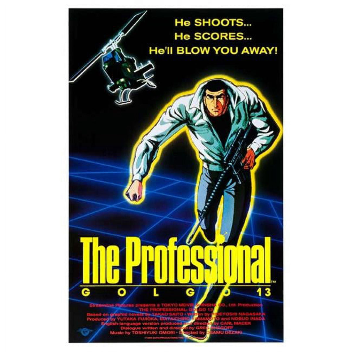 The Professional Golgo 13 Movie Poster 27x40 for anime fans
