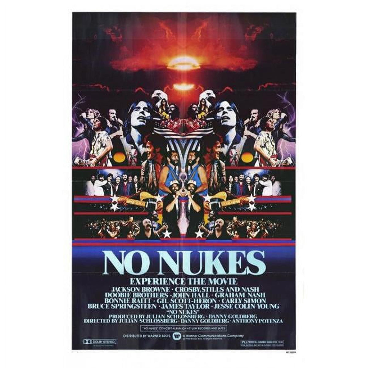 No Nukes Movie Poster Print - 27x40 inches