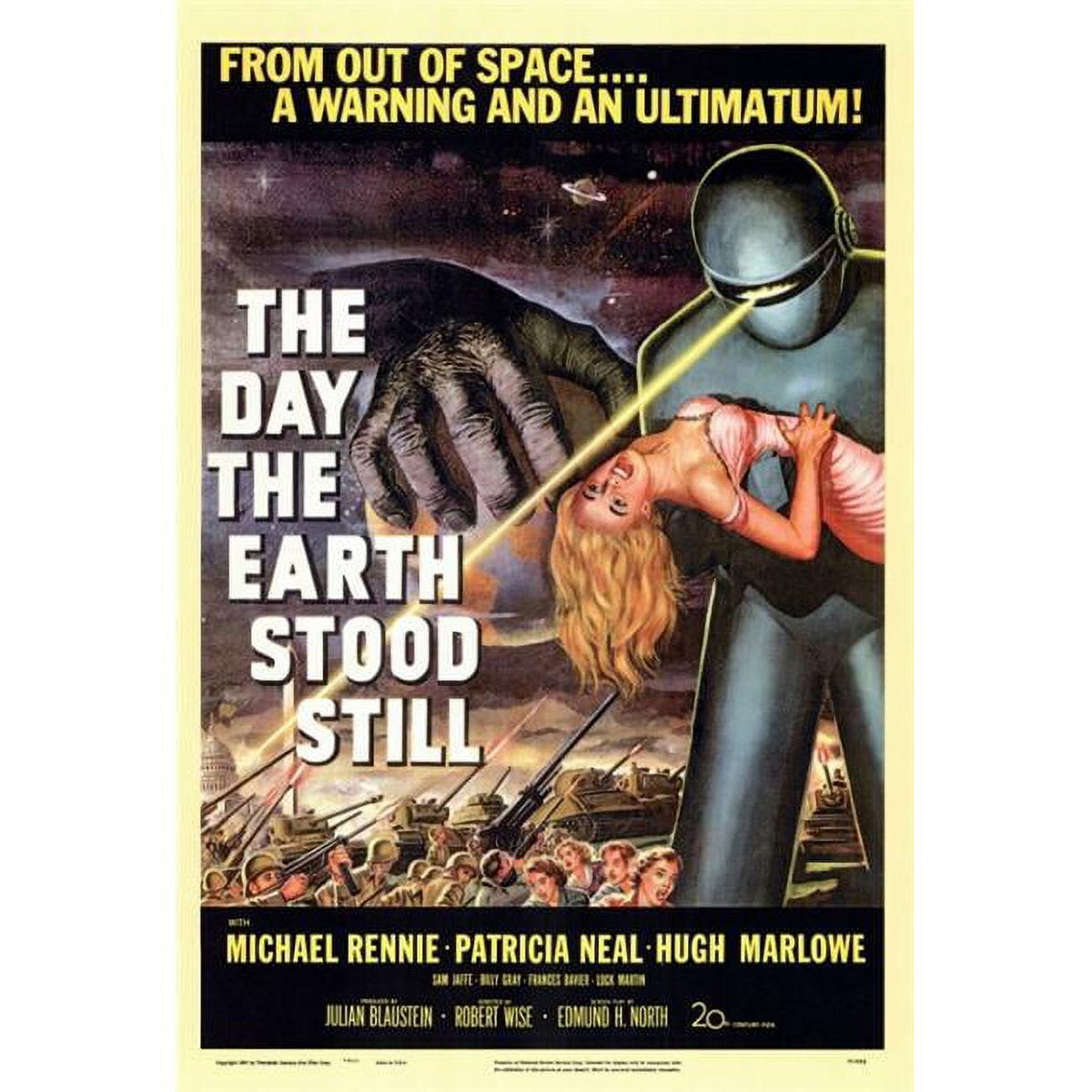 The Day the Earth Stood Still movie poster 27x40