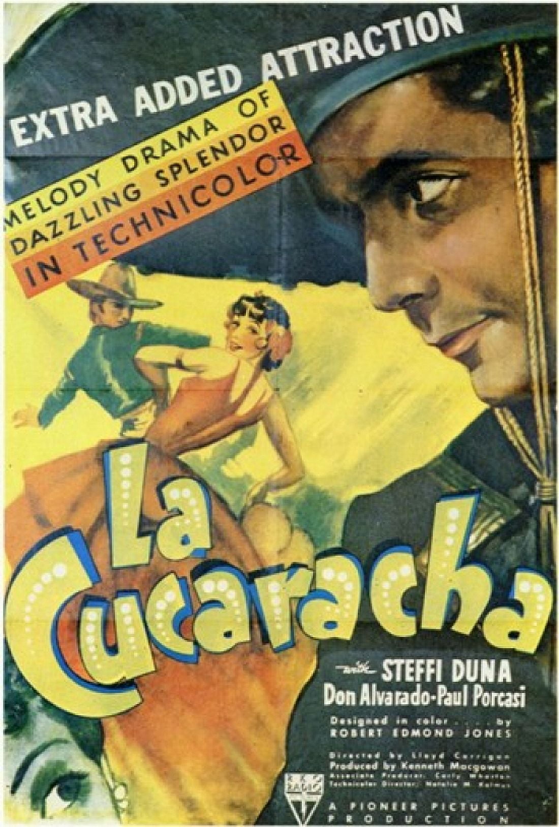 La Cucaracha Movie Poster 11x17 print featuring vibrant colors and iconic design.