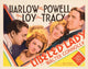 Libeled Lady movie poster featuring William Powell, Myrna Loy, Jean Harlow, and Spencer Tracy.