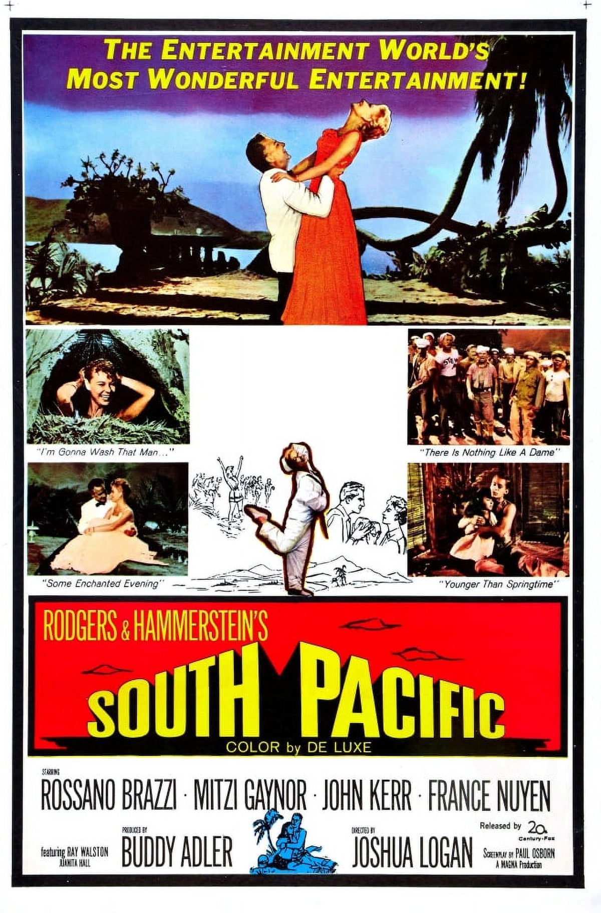 South Pacific Movie Poster Masterprint 11x17