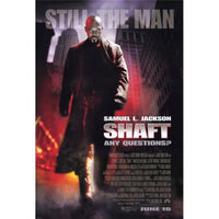 Shaft movie poster print featuring classic film art in 27x40 size.