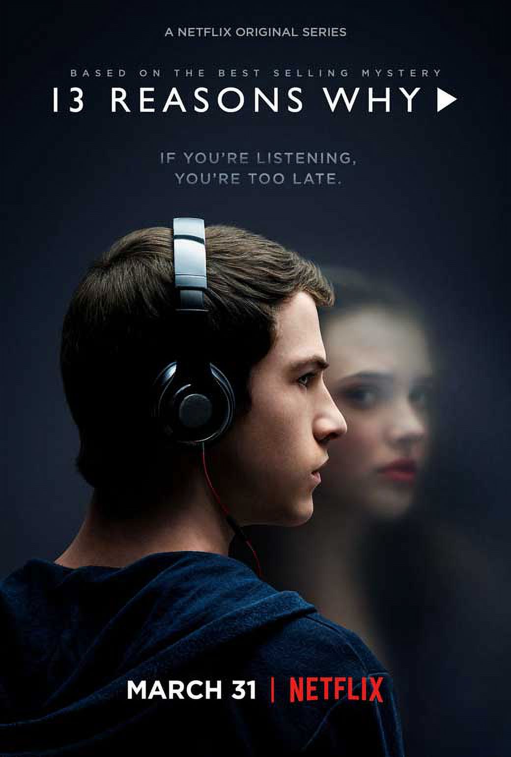 Thirteen Reasons Why TV series poster print 11x17