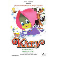 Katy the Caterpillar Movie Poster - 11x17 Print featuring vibrant colors and playful design.