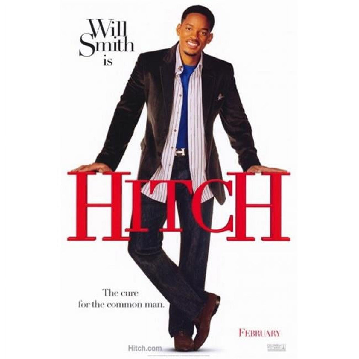 Hitch Movie Poster 11x17 print featuring romantic comedy theme.