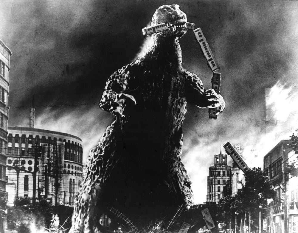 Godzilla photo print showcasing the iconic monster in vivid detail.