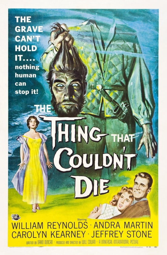 The Thing That Couldn't Die 1958 movie masterprint poster in 11x17 size.