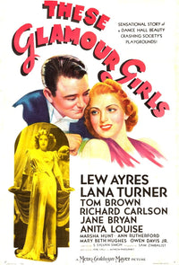 Glamour Girls Movie Masterprint Poster featuring Lana Turner and Lew Ayres.