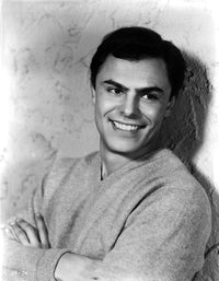 John Saxon smiling photo print in multiple sizes.