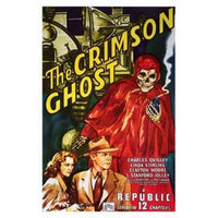 The Crimson Ghost Movie Poster - classic horror art print