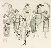 The Vogue of Fluffiness 1920 Poster Print - Vintage Art