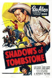 Shadows of Tombstone movie masterprint featuring Rex Allen and Koko the Horse.