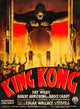 King Kong 1933 French Art Movie Poster Print in vibrant colors.