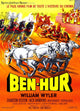 Ben-Hur movie poster print featuring Charlton Heston from 1959