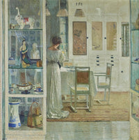 Wei��es Interieur (White Interior) art print by Carl Moll.